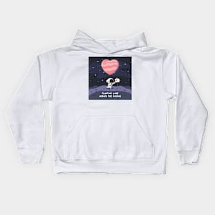 Cosmic Love Expedition Kids Hoodie